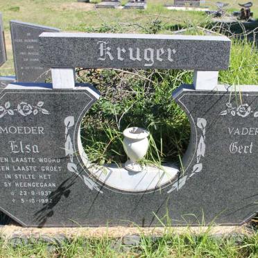 KRUGER Gert &amp; Elsa 1937-1992