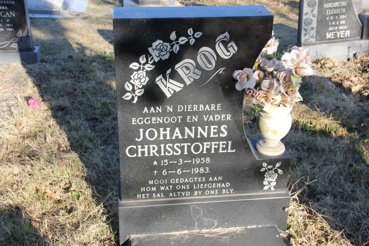 KROG Johannes Chrisstoffel 1958-1983