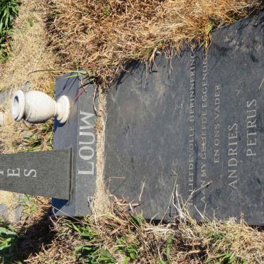 LOUW Andries Petrus Johannes 1936-1979