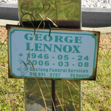 LENNOX George 1946-2006