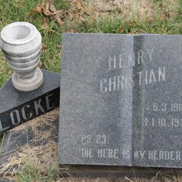 LOCKE Henry Christian 1918-1975