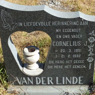 LINDE Cornelius J., van der 1951-1992