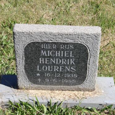 LOURENS Michiel Hendrik 1935-1988