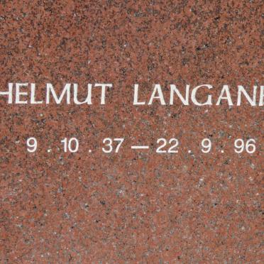 LANGANKE Helmut 1937-1996 &amp; Magdalena Catharina HOUGH 1938-2000