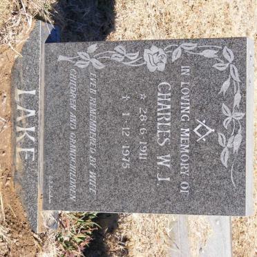 LAKE Charles W.J. 1911-1975