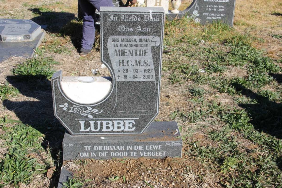 LUBBE H.C.M.S. 1927-2000