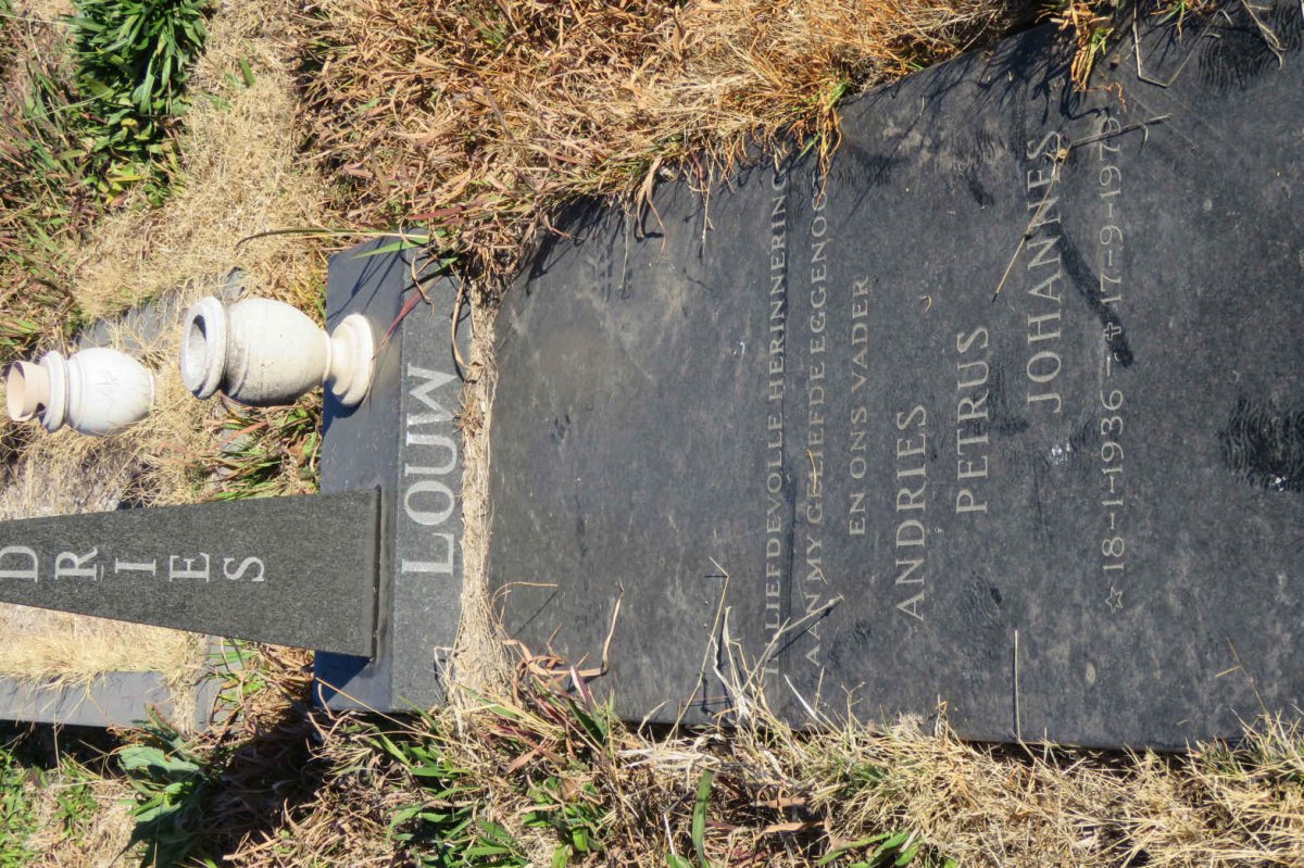 LOUW Andries Petrus Johannes 1936-1979