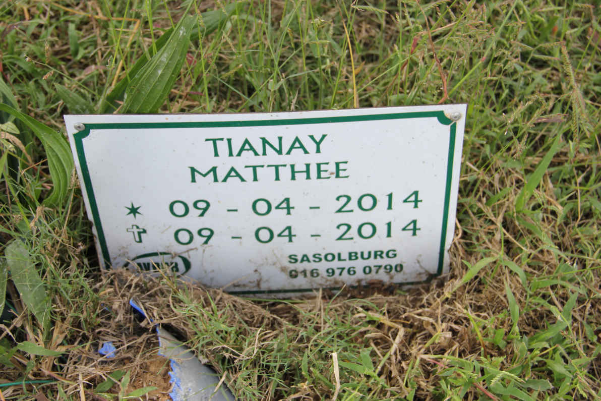 MATTHEE Tianay 2014-2014