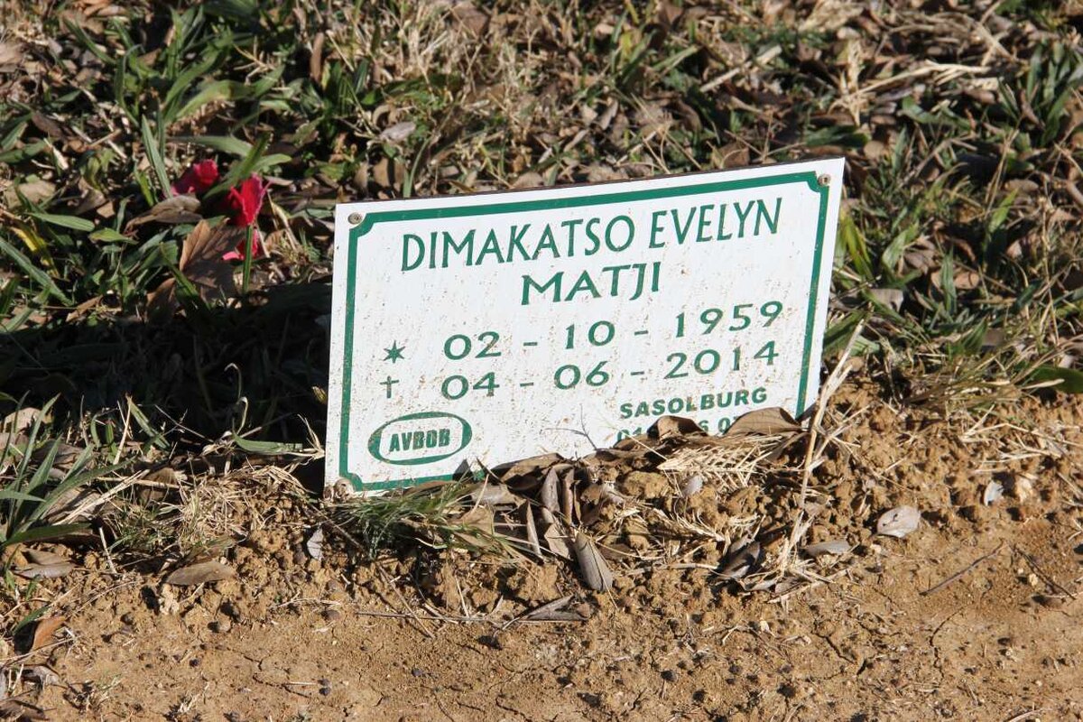 MATJI Dimakatso Evelyn 1959-2014