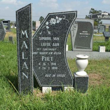 MALAN Piet 1918-1998