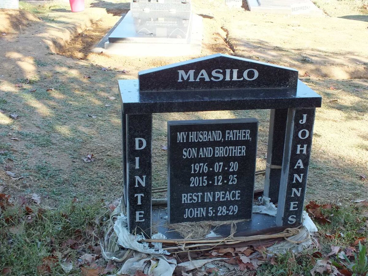 MASILO Dinte Johannes 1976-2015