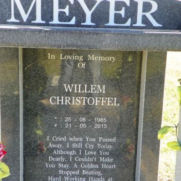 MEYER Willem Christoffel 1985-2015