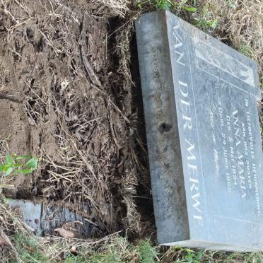 MERWE Anna Maria, van der 1894-1968