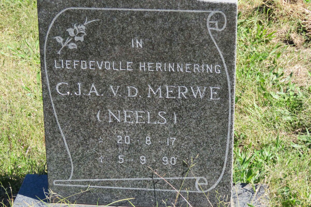 MERWE C.J.A., v.d. 1917-1990