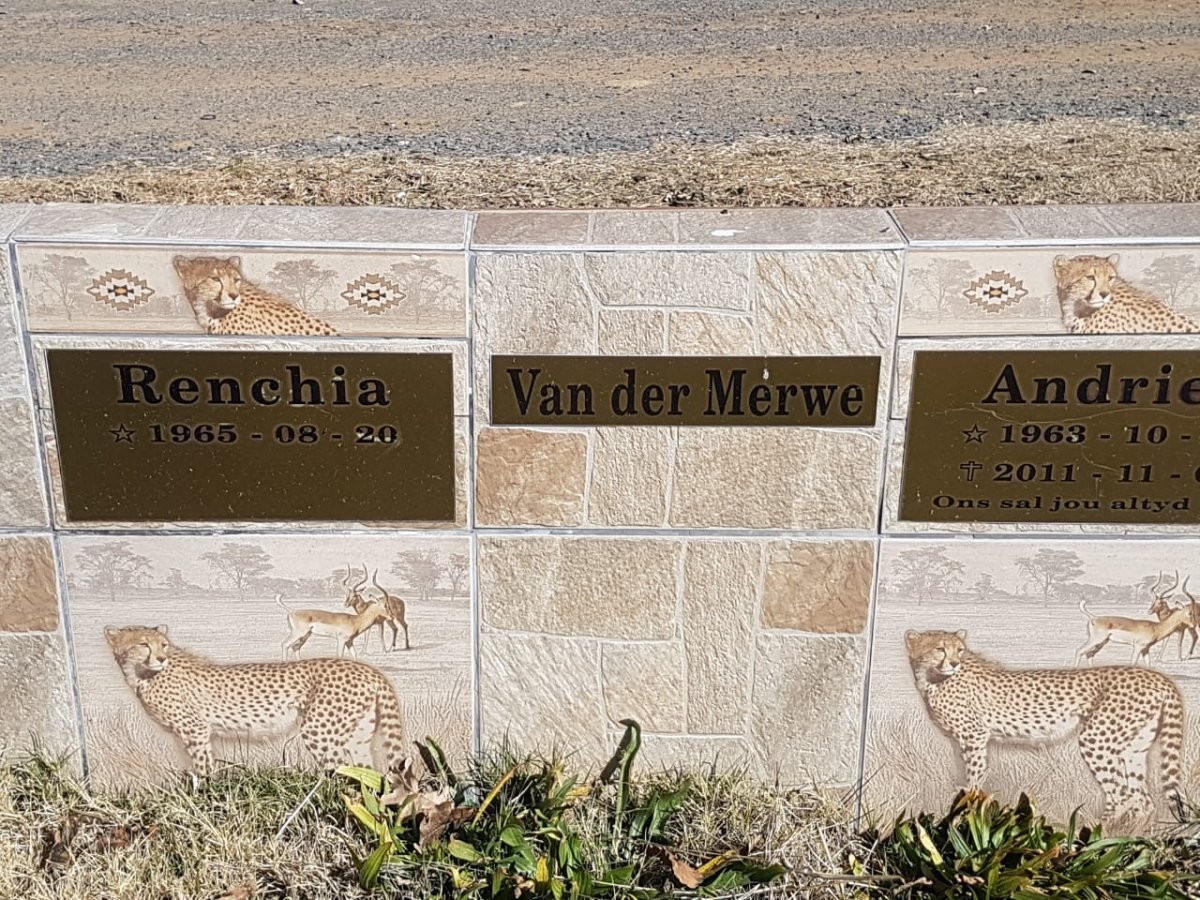 MERWE Andries, van der 1963-2011 &amp; Renchia 1965-