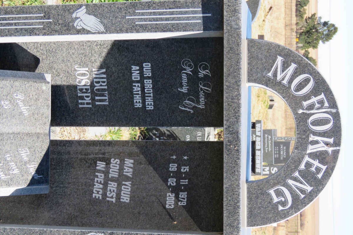 MOFOKENG Mbuti Joseph 1979-2003