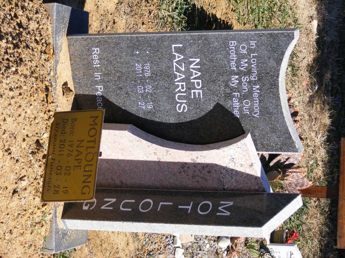 MOTLOUNG Nape Lazarus 1976-2011