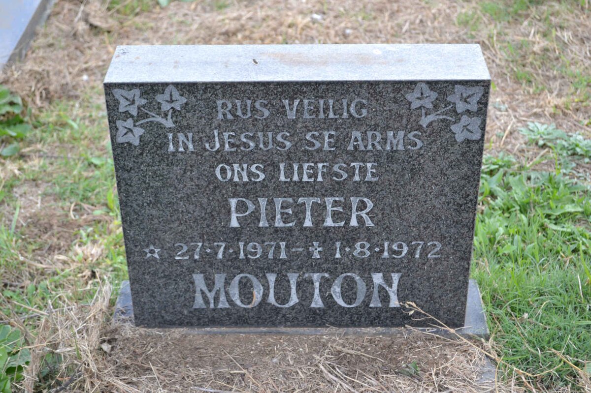 MOUTON Pieter 1971-1972