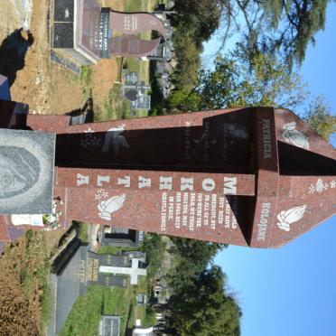 MOKHATLA Patricia Kolojane 1982-2012