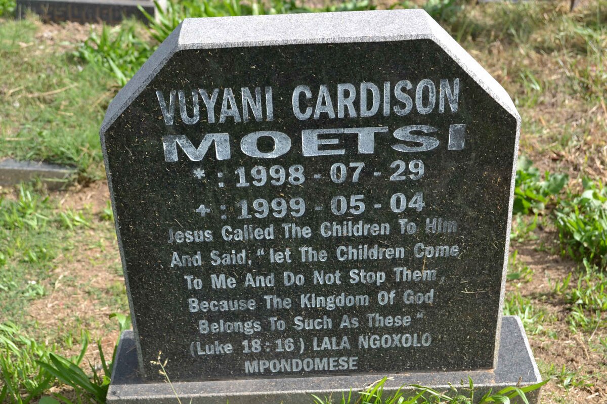 MOETSI Vuyani Cardison 1998-1999