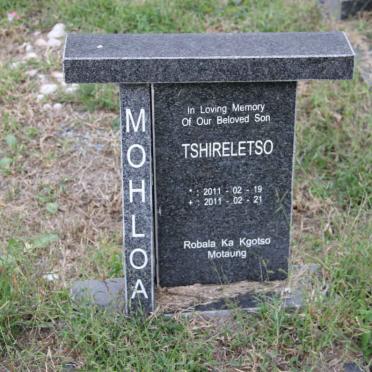 MOHLOA Tshireletso 2011-2011