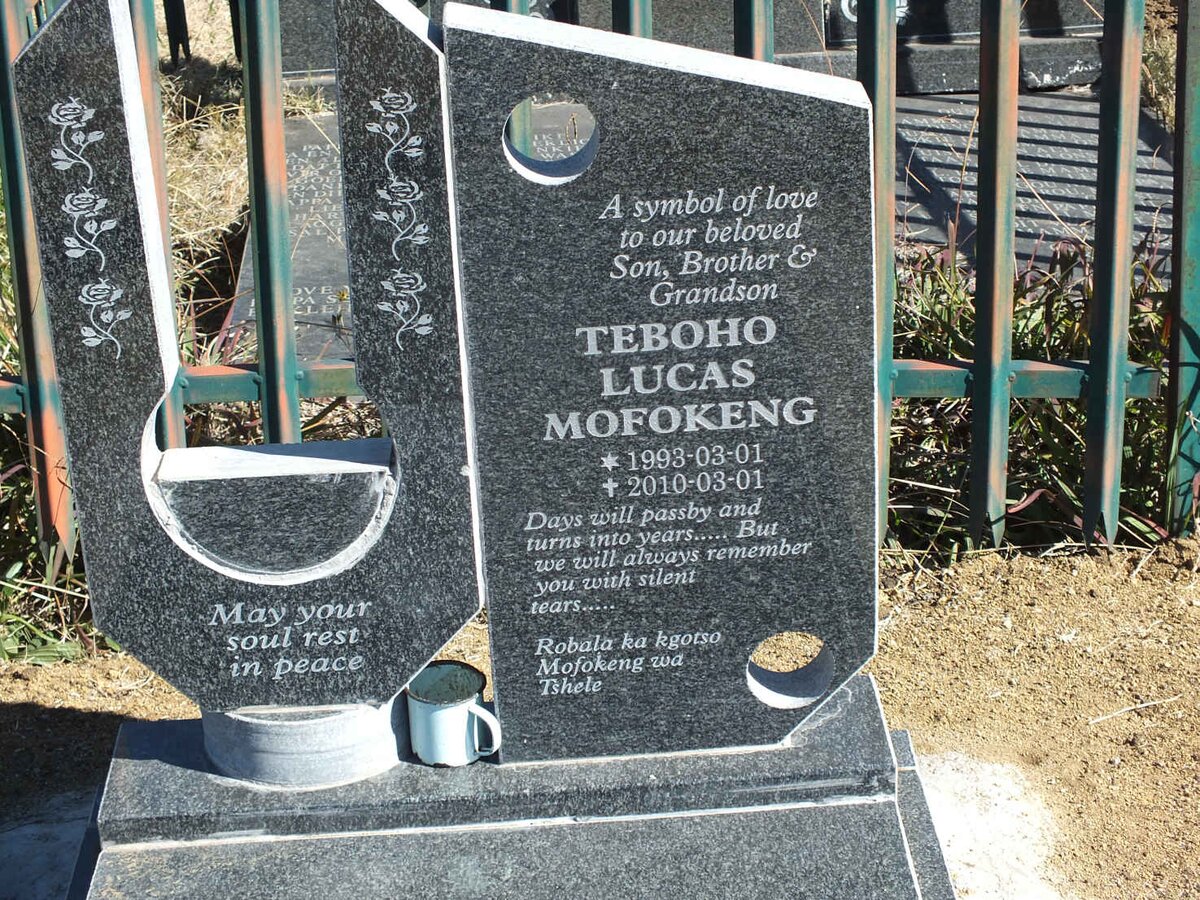 MOFOKENG Teboho Lucas 1993-2010