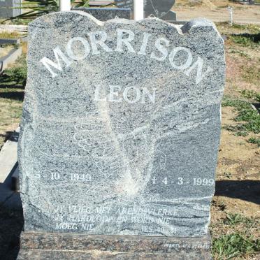 MORRISON Leon 1949-1999
