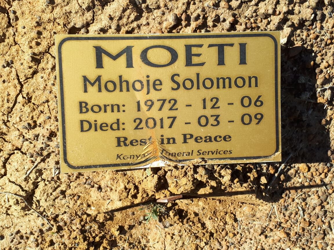 MOETI Mahoje Solomon 1972-2017