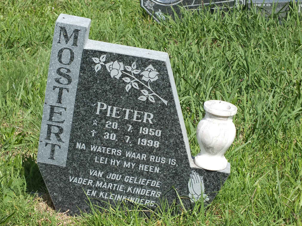 MOSTERT Pieter 1950-1998