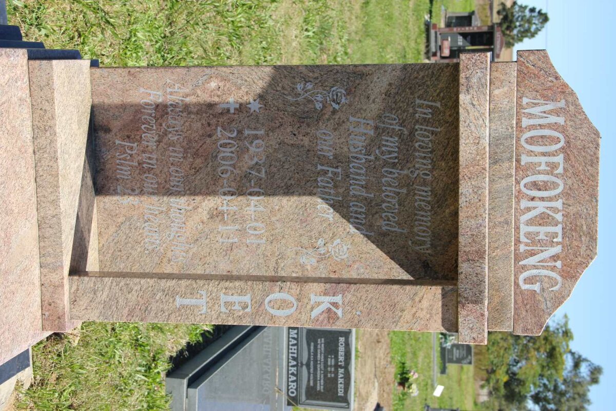 MOFOKENG Koet 1937-2006