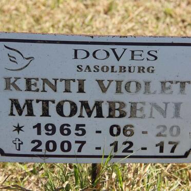 MTOMBENI Kenti Violet 1965-2007