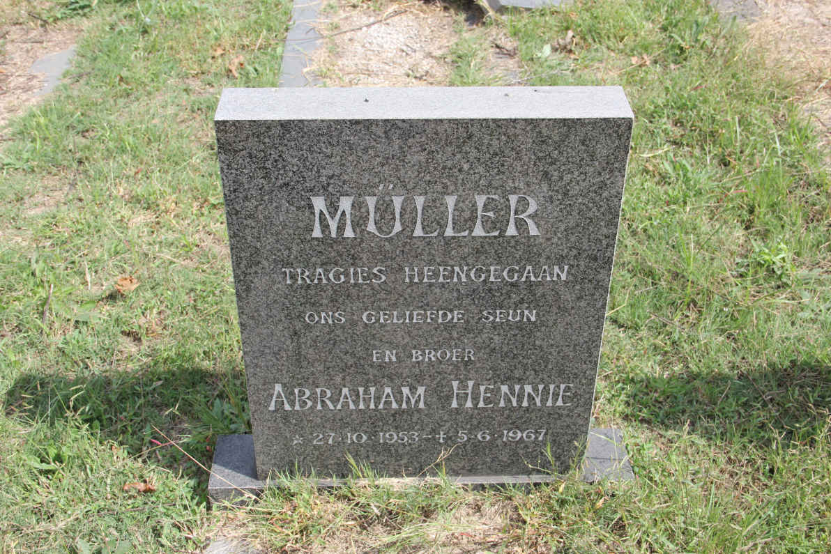 MÜLLER Abraham Hennie 1953-1967