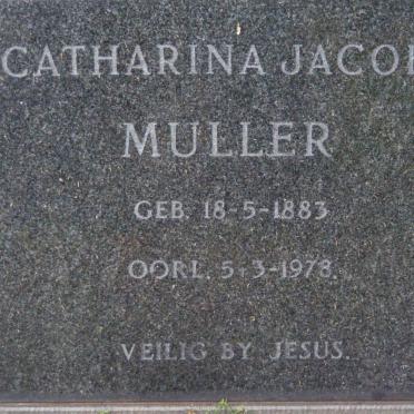MULLER Catharina Jacoba 1883-1978