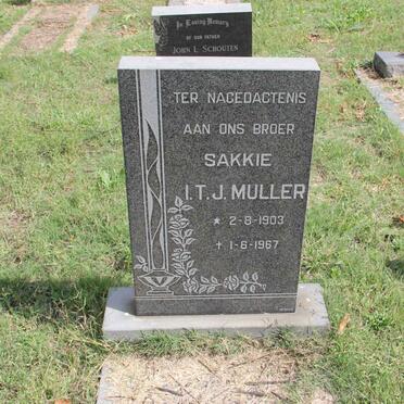 MULLER I.T.J. 1903-1967