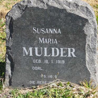 MULDER Nicolaas Francois Smit 1915-1994 &amp; Susanna Maria 1919-