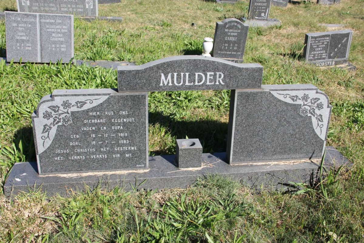 MULDER ? 1919-1983