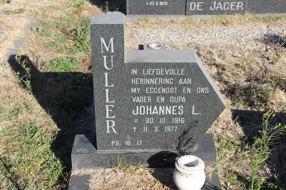 MULLER Johannes L. 1916-1977