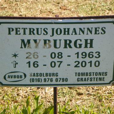 MYBURGH Petrus Johannes 1963-2010
