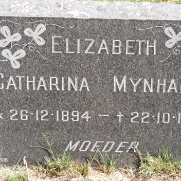 MYNHARDT Elizabeth Catharina 1894-1962