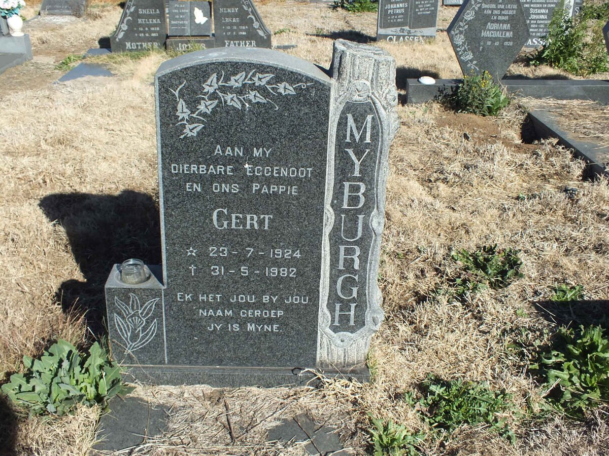 MYBURGH Gert 1924-1982