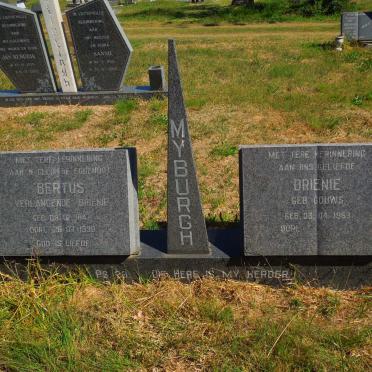 MYBURGH Bertus 1947-1990 &amp; Drienie GOUWS 1963-