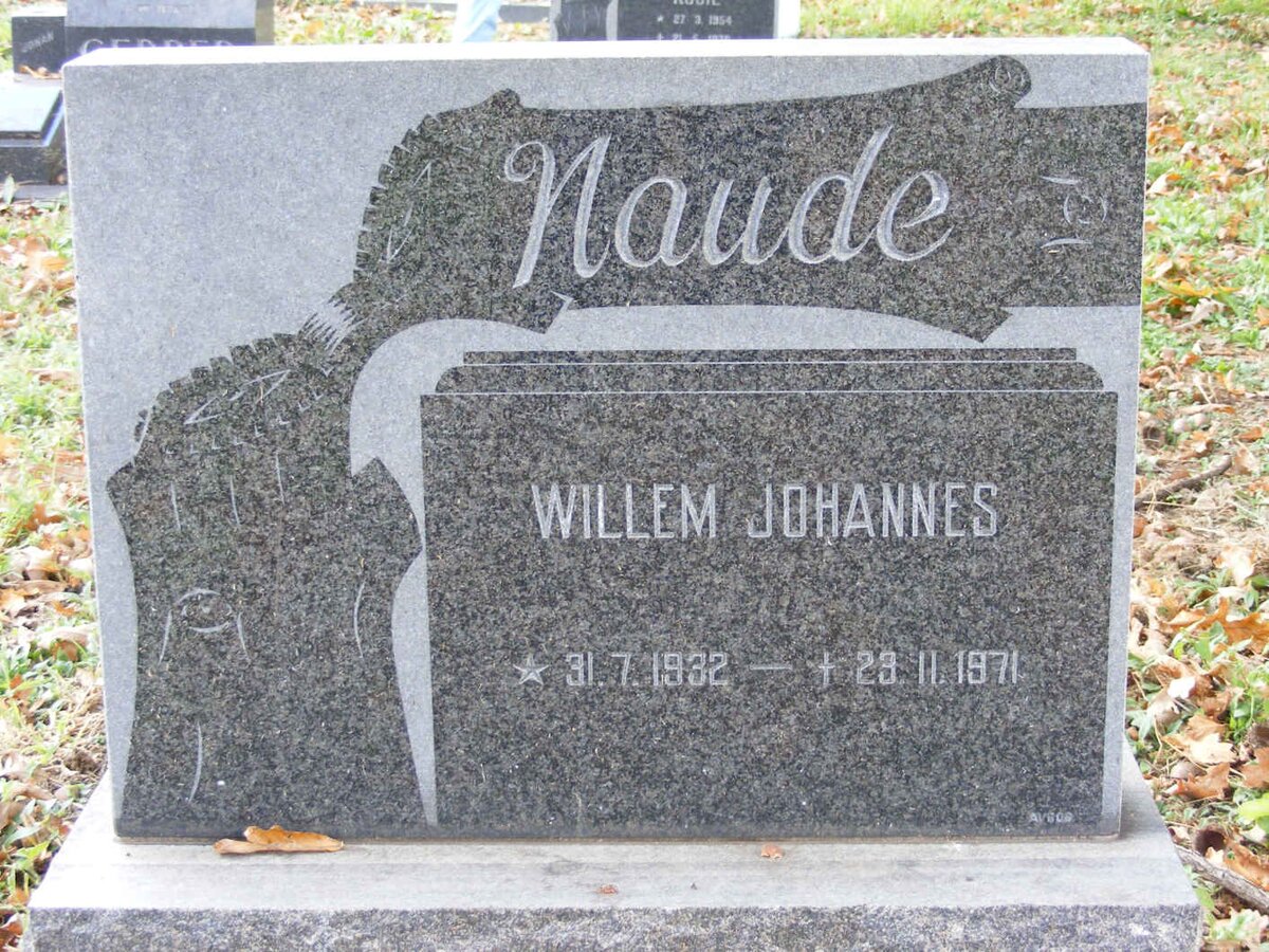 NAUDE Willem Johannes 1932-1971