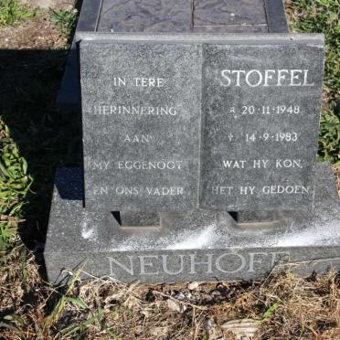 NEUHOFF Stoffel 1948-1983