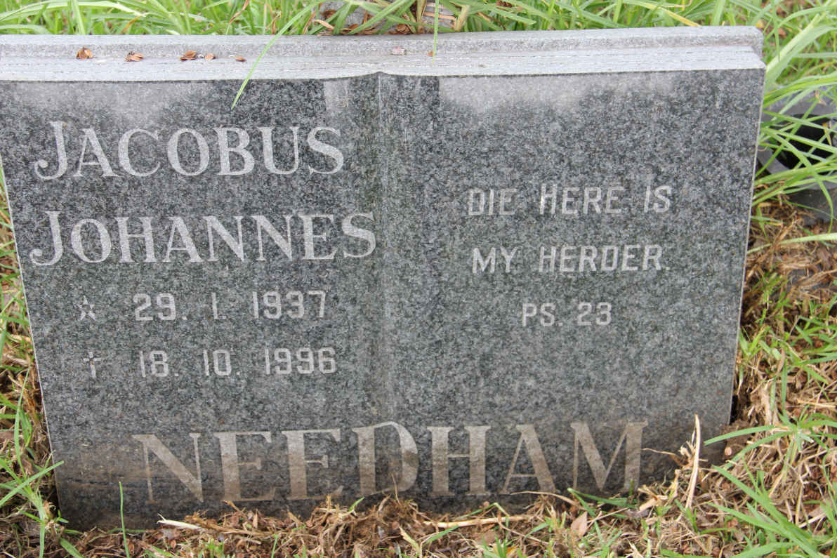 NEEDHAM Jacobus Johannes 1937-1996