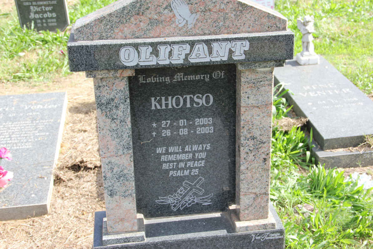 OLIFANT Khotso 2003-2003