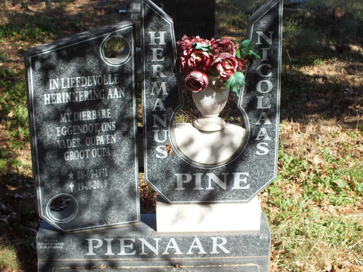 PIENAAR Hermanus Nicolaas 1931-2009