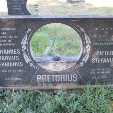 PRETORIUS Pieter Stefanus 1915-1992 &amp; Johannes Markus Hermanus 1924-