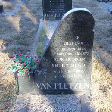 PLETZEN Andry Hugo, van 1963-1979