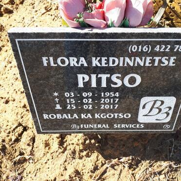 PITSO Flora Kedinnetse 1954-2017