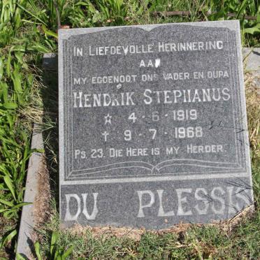 PLESSIS Hendrik Stephanus, du 1919-1968